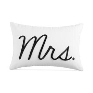 Charter Club Mrs. Decorative Pillows 12" X 18" White NWT